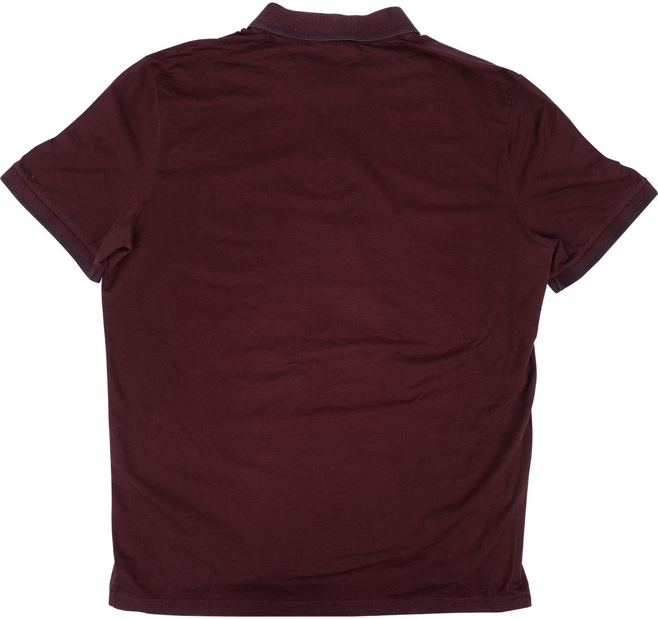 Prada Prada Classic Burgund Cotton Polo Shirt (M) Rood