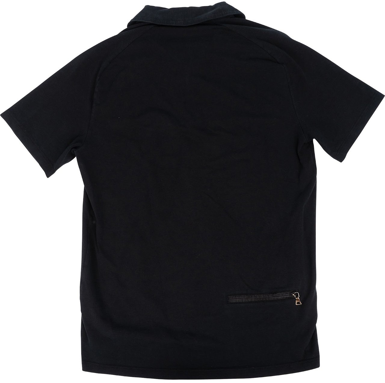 Prada Classic Black Sports Polo Shirt (M-L) Zwart