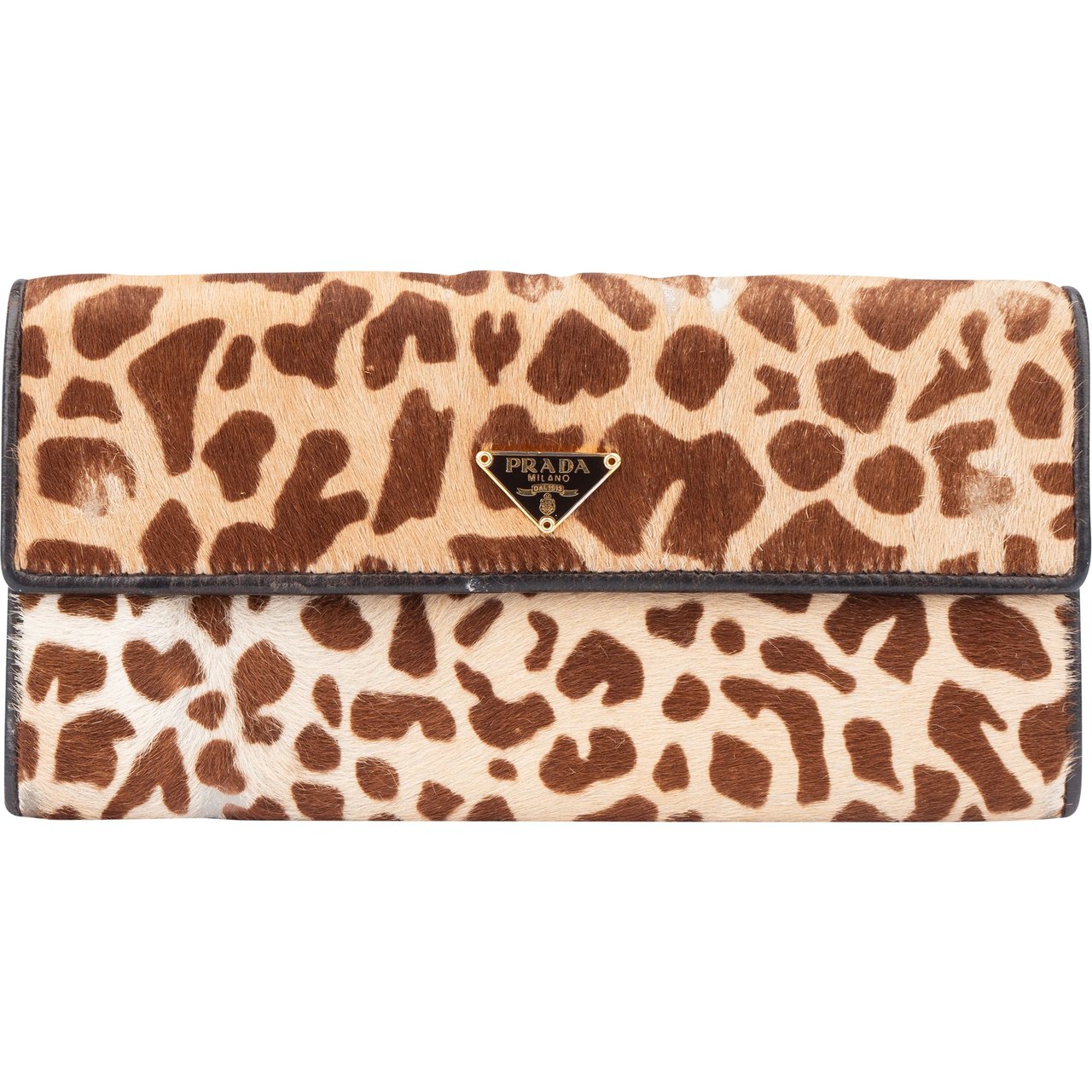 Prada Prada Hair Animal Print Safari Wallet Divers