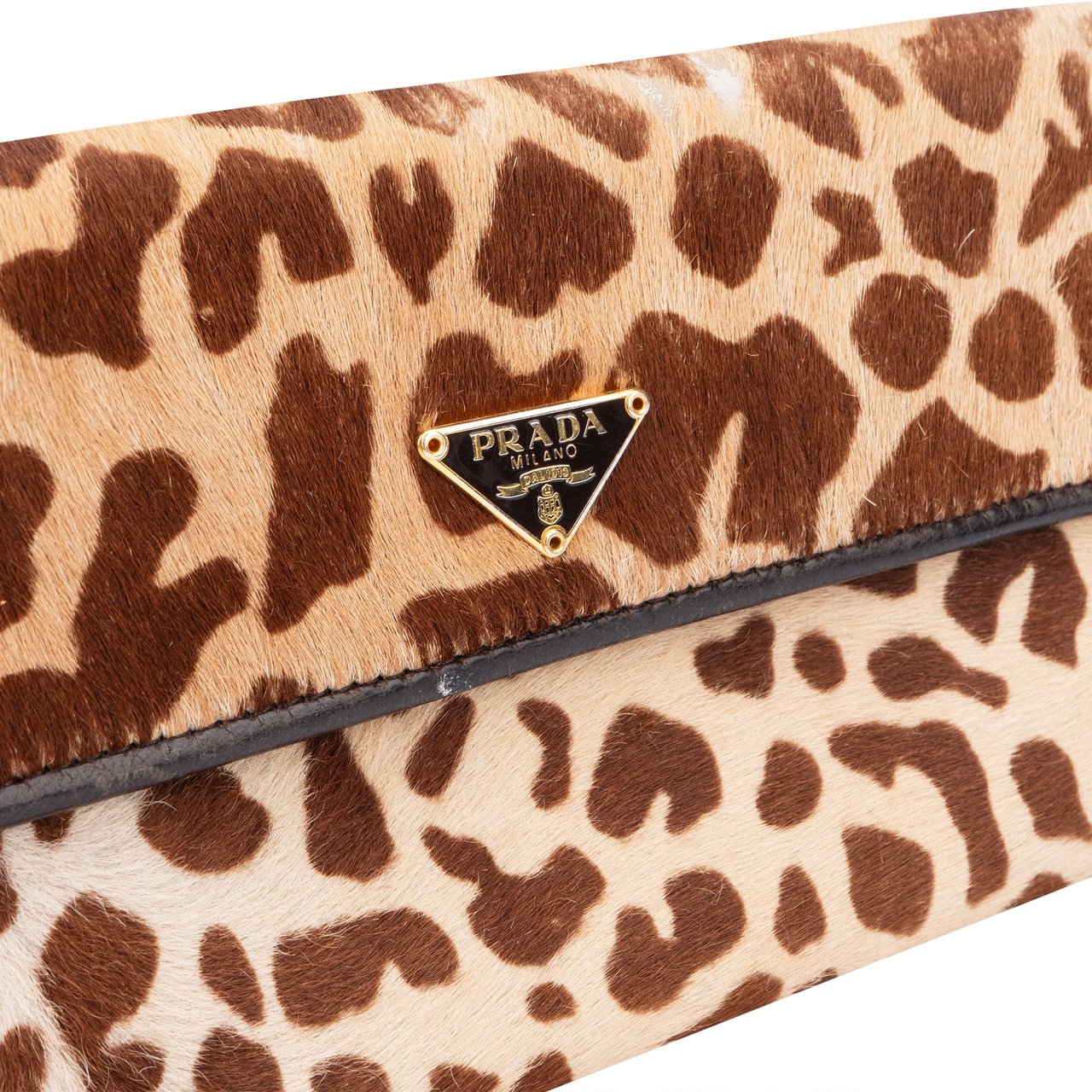 Prada Prada Hair Animal Print Safari Wallet Divers