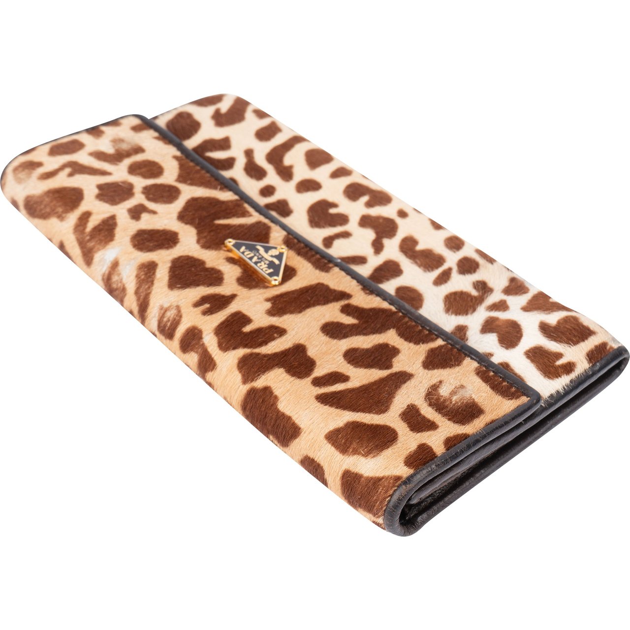 Prada Prada Hair Animal Print Safari Wallet Divers