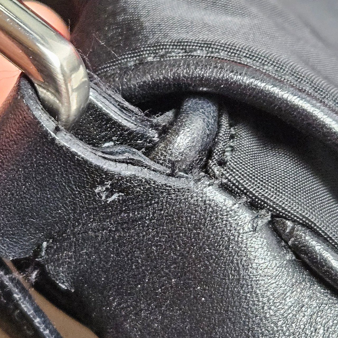 Prada Prada Black Nylon Triangle Shoulder Bag Divers