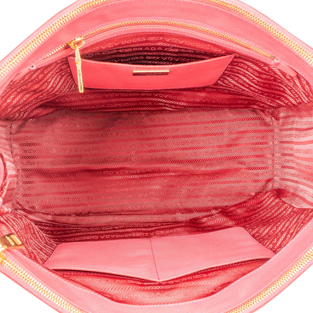 Prada Saffiano Leather Large Galleria Handbag Roze
