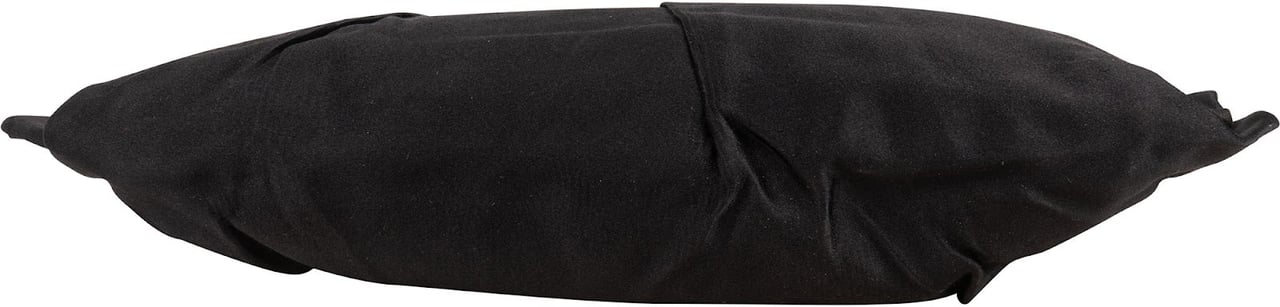 Prada Black Satin Pleated Clutch Zwart