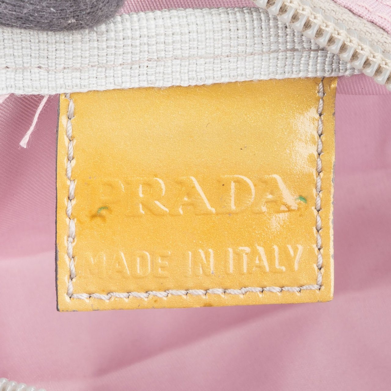 Prada Prada Tessuto Small Cosmetic Pouch Rood