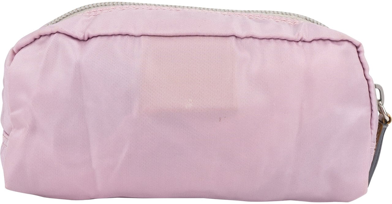 Prada Prada Tessuto Small Cosmetic Pouch Rood
