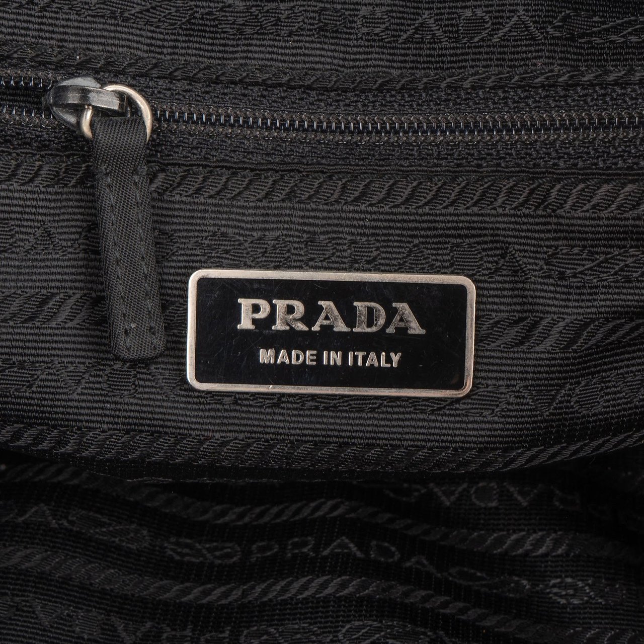 Prada Prada Tessuto Camera Crossbody Bag Zwart