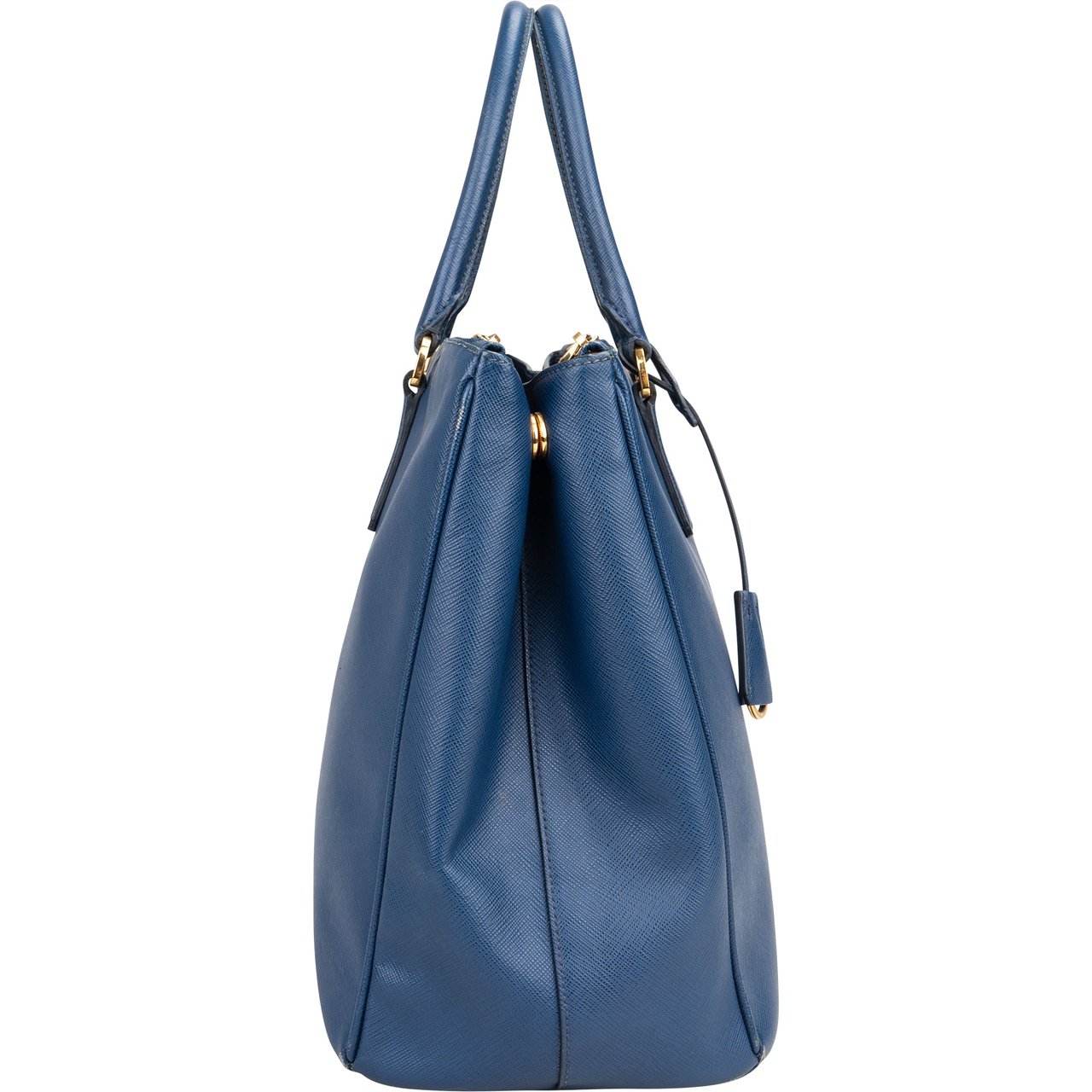 Prada Prada Blue Saffiano Leather Galleria Handbag Divers