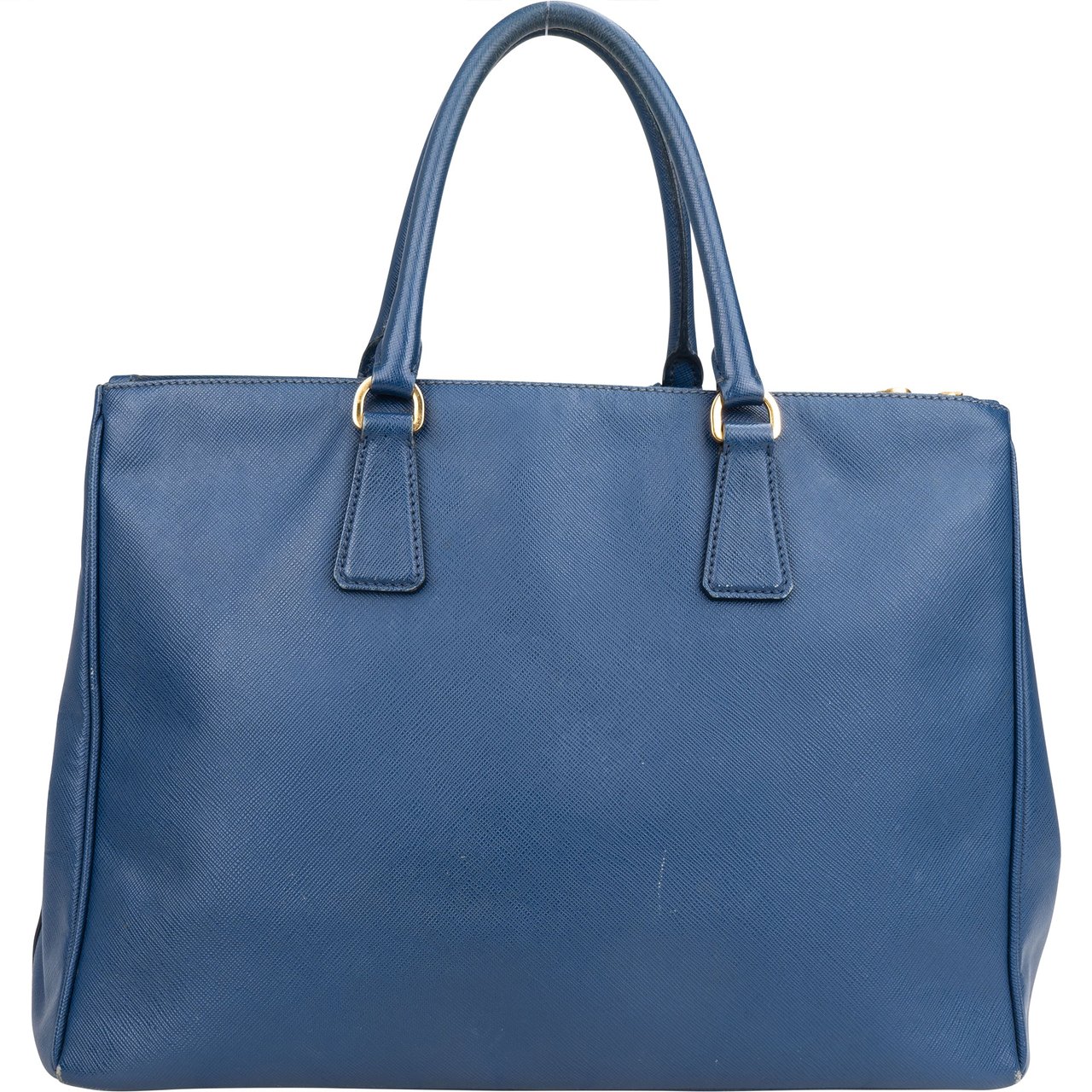 Prada Prada Blue Saffiano Leather Galleria Handbag Divers