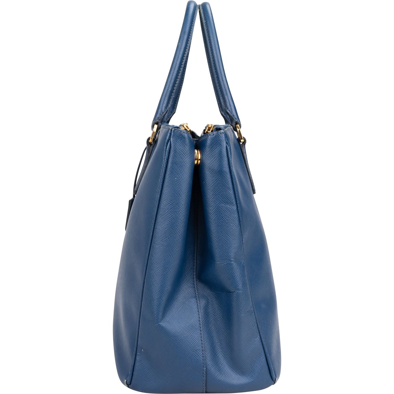 Prada Prada Blue Saffiano Leather Galleria Handbag Divers