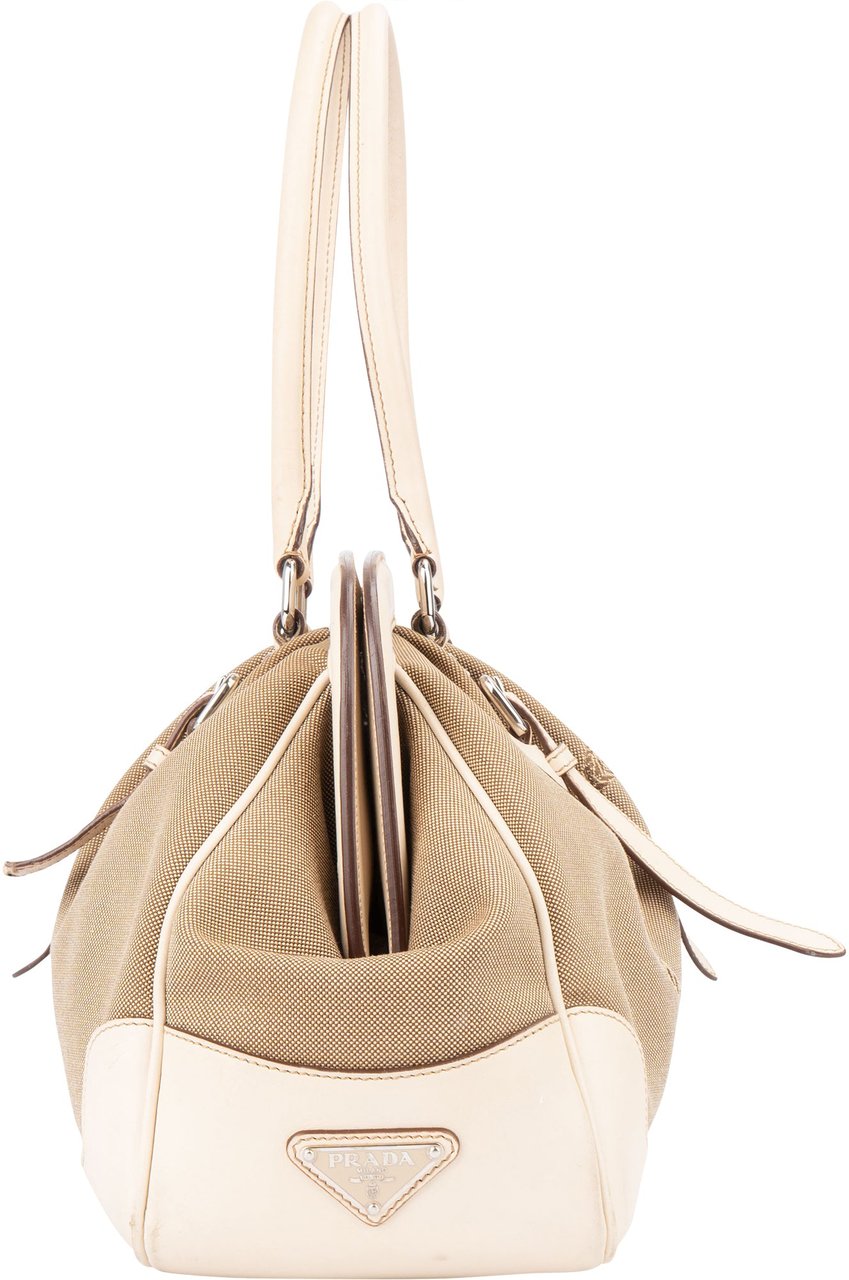 Prada Prada Jacquard Triangle Handbag Divers