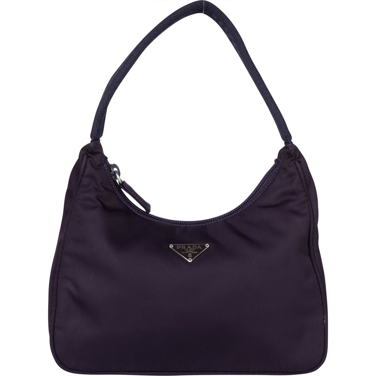 Prada Prada Purple Nylon Triangle Vintage Re-Editon Handbag Paars