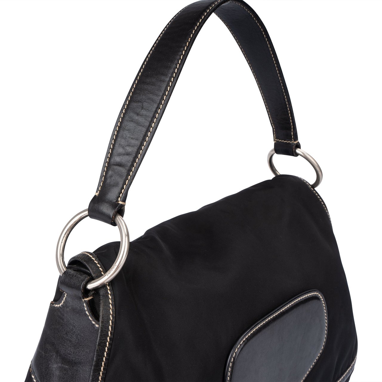 Prada Prada Nylon Triangle Handbag Divers