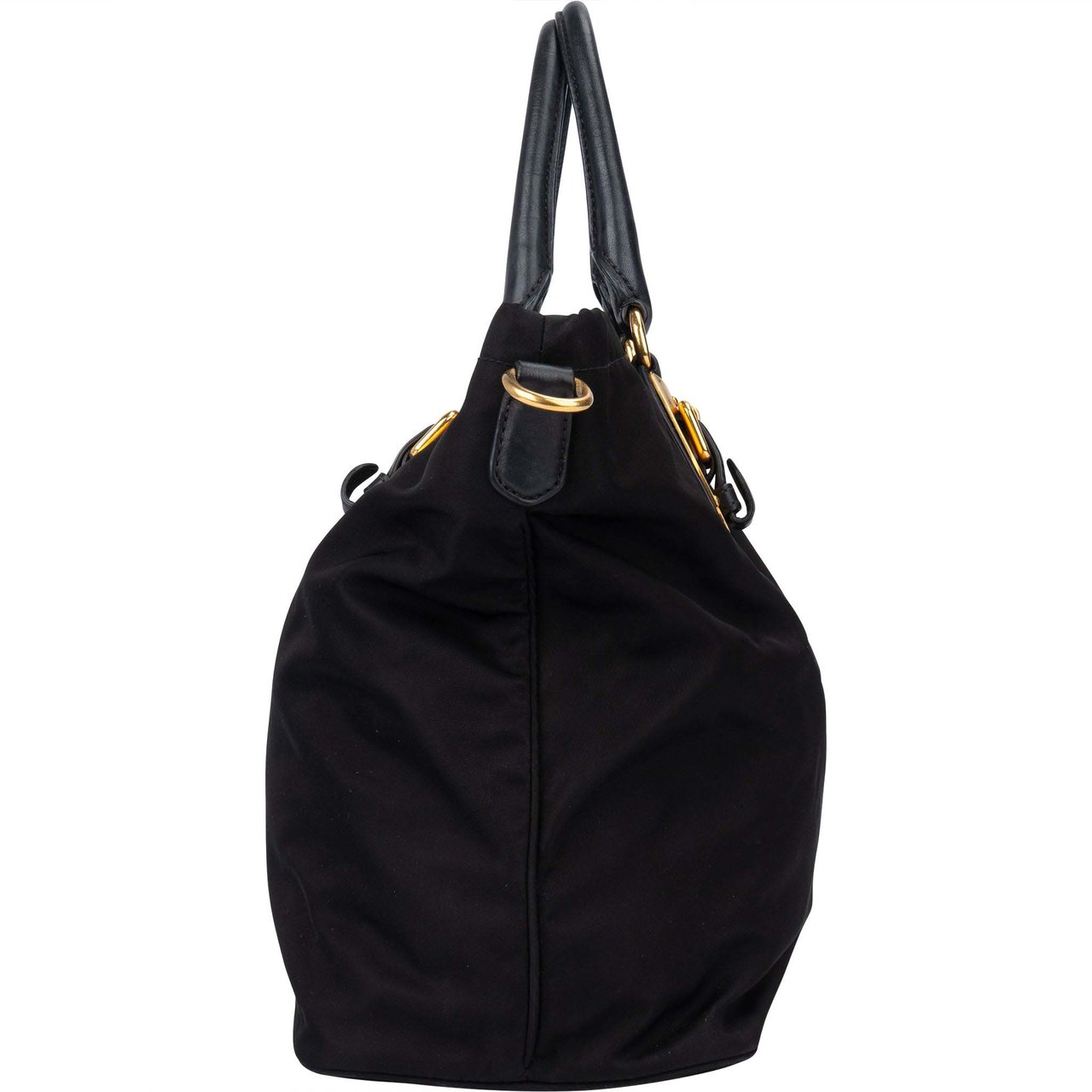 Prada Prada Black Nylon Eclipse Handbag Divers