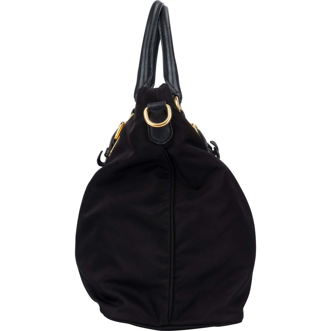 Prada Prada Black Nylon Eclipse Handbag Divers