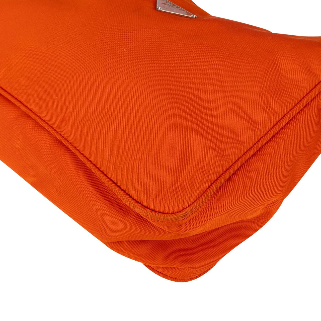 Prada Prada Orange Nylon Triangle Vintage Re-Edition Handbag Divers