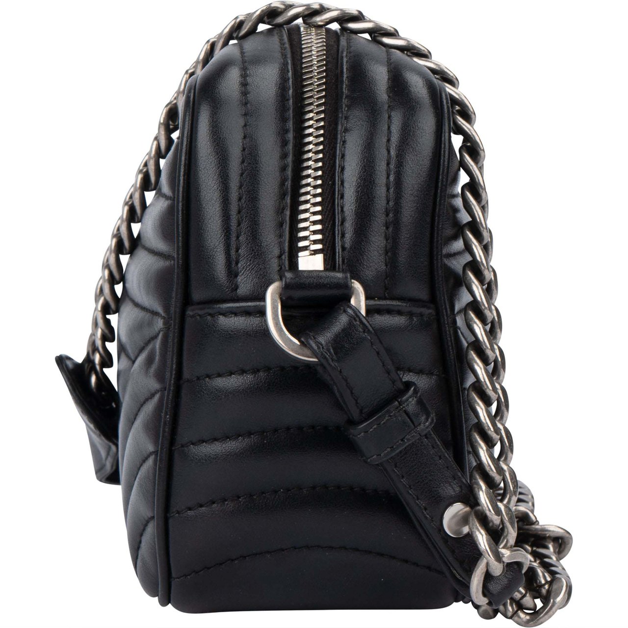 Prada Prada Quilted Leather Camera Crossbody Bag Divers