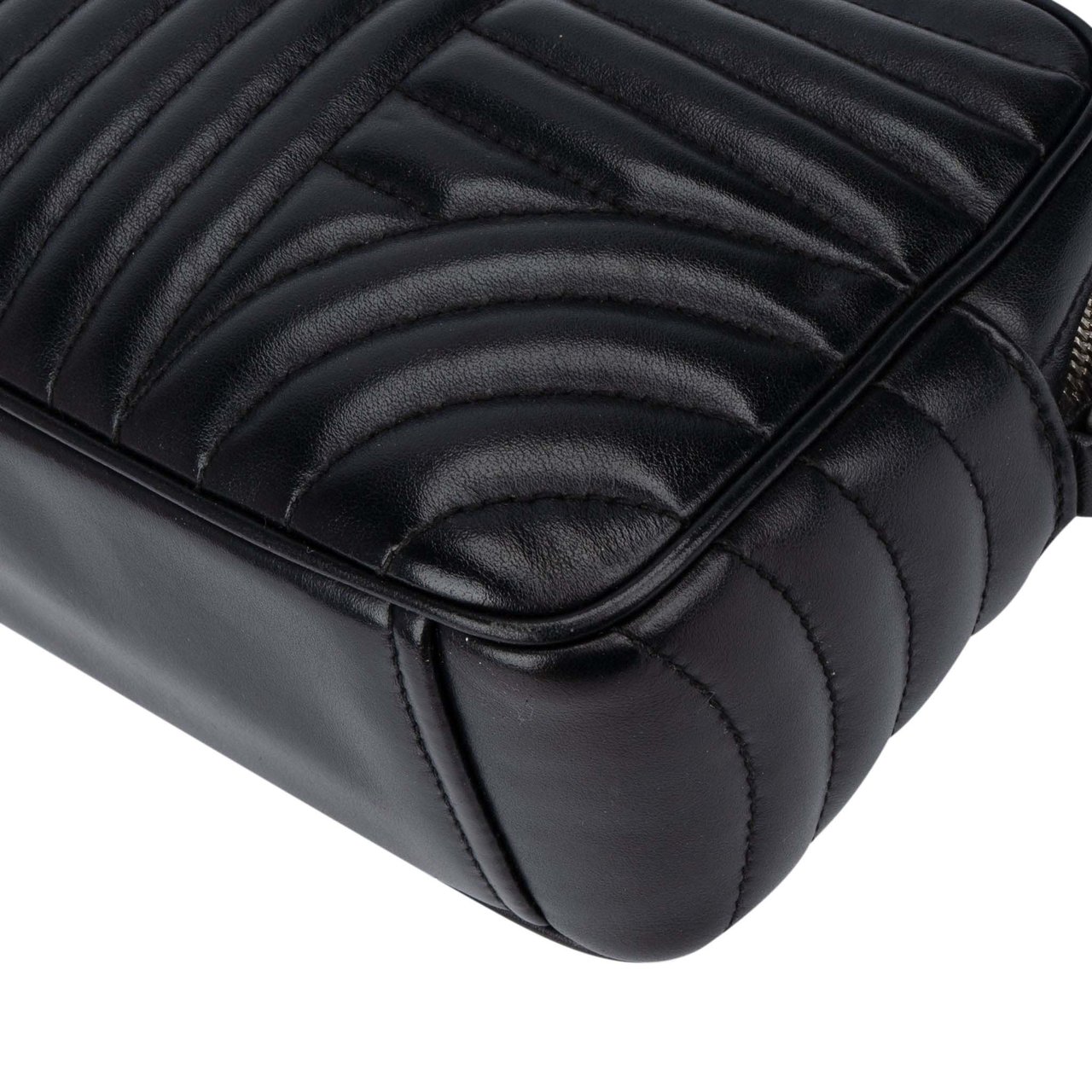 Prada Prada Quilted Leather Camera Crossbody Bag Divers