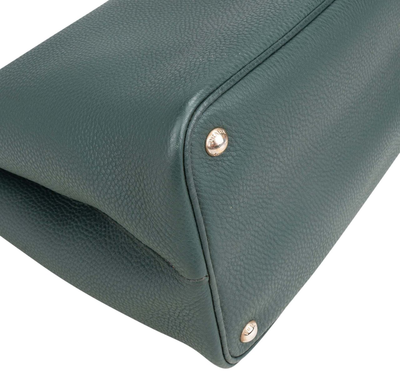 Prada Prada Leather Daino Vitello Handbag Divers