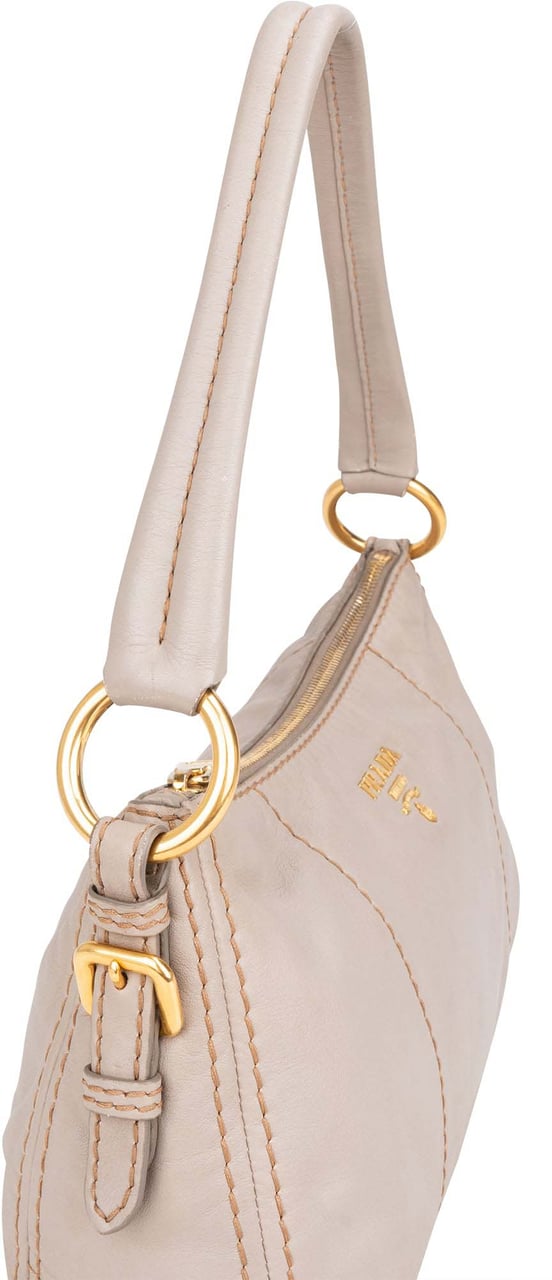 Prada Prada Classic Leather Hobo Bag Divers