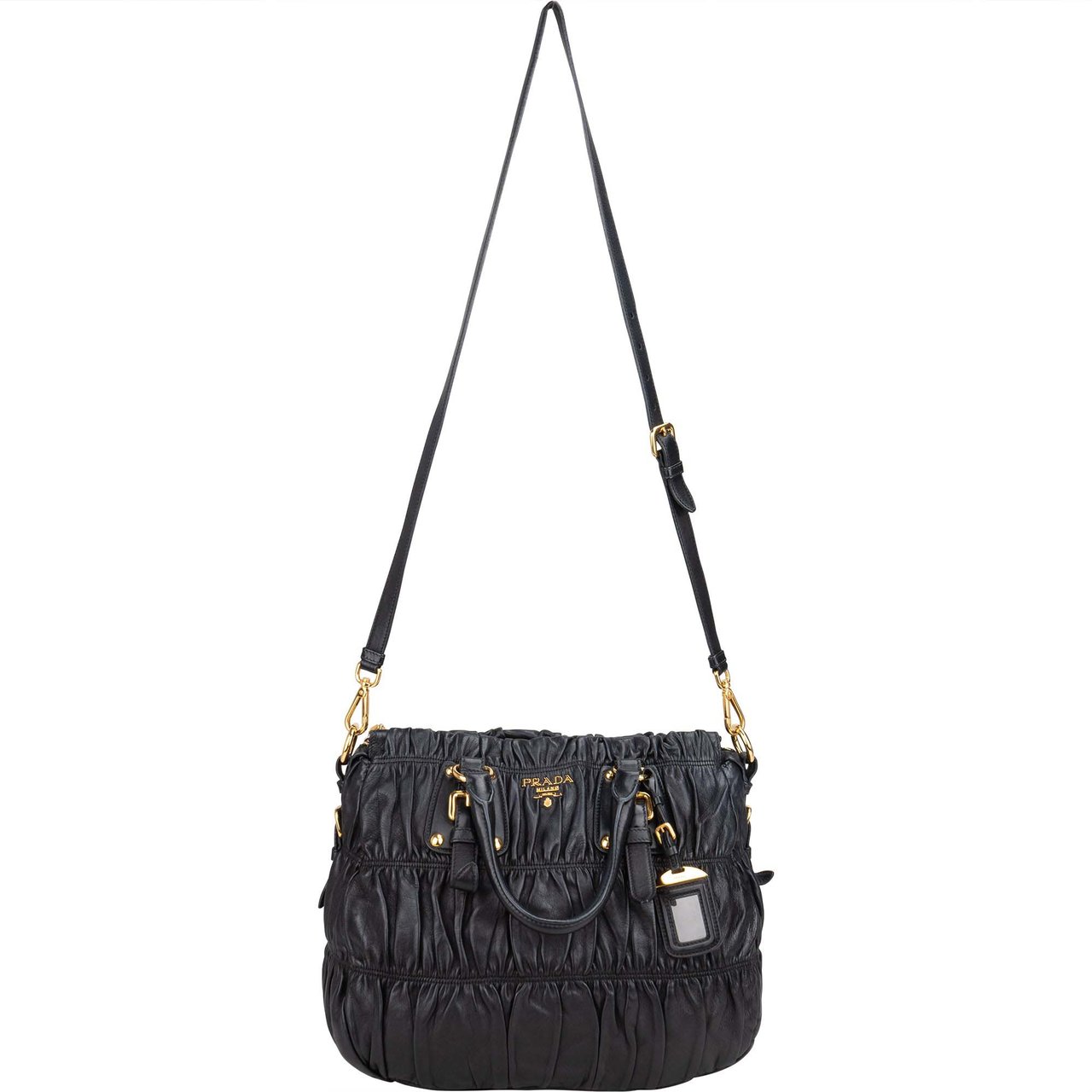 Prada Prada Quilted Leather City Handbag Divers