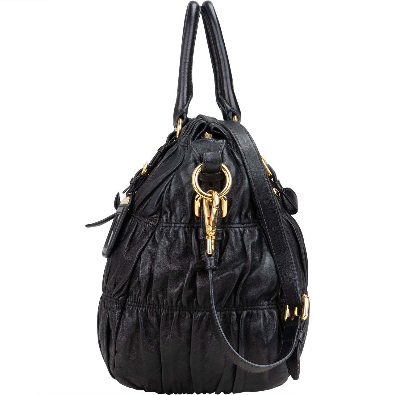 Prada Prada Quilted Leather City Handbag Divers