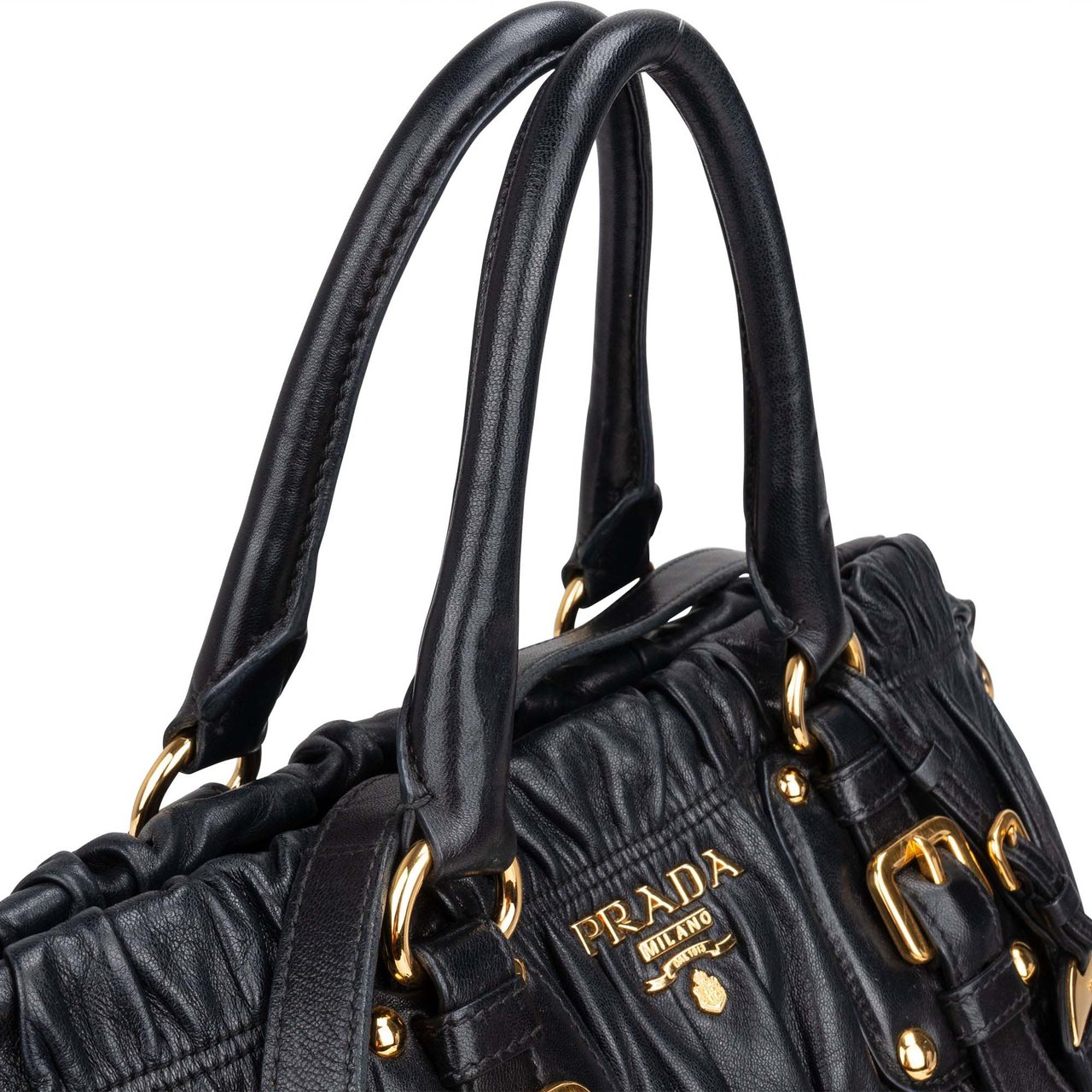 Prada Prada Quilted Leather City Handbag Divers
