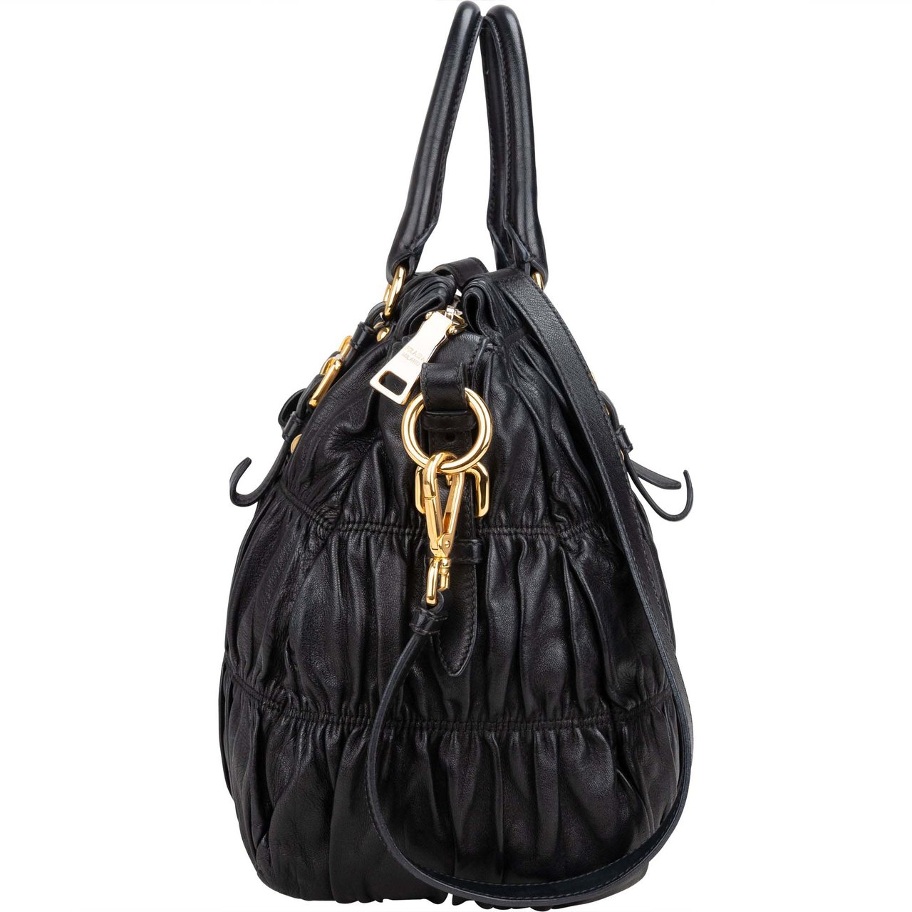 Prada Prada Quilted Leather City Handbag Divers
