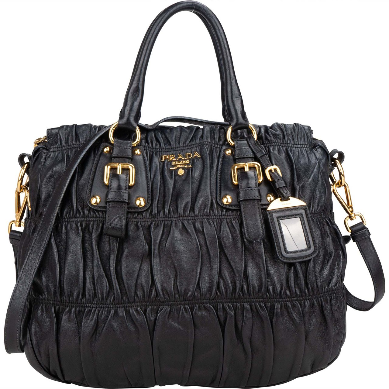 Prada Prada Quilted Leather City Handbag Divers