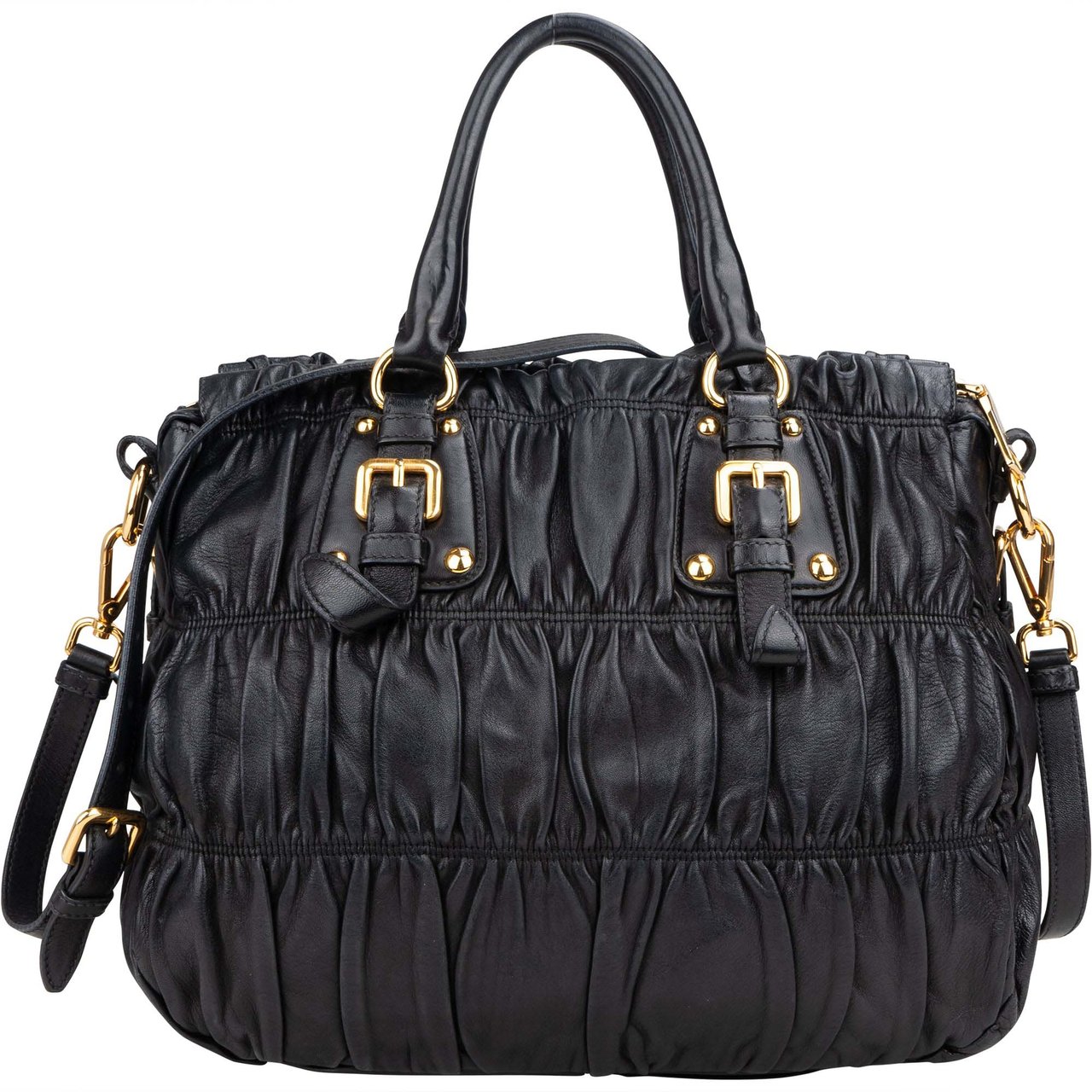 Prada Prada Quilted Leather City Handbag Divers