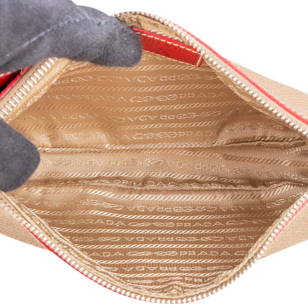 Prada Prada Classic Jacquard Mini Handbag Divers