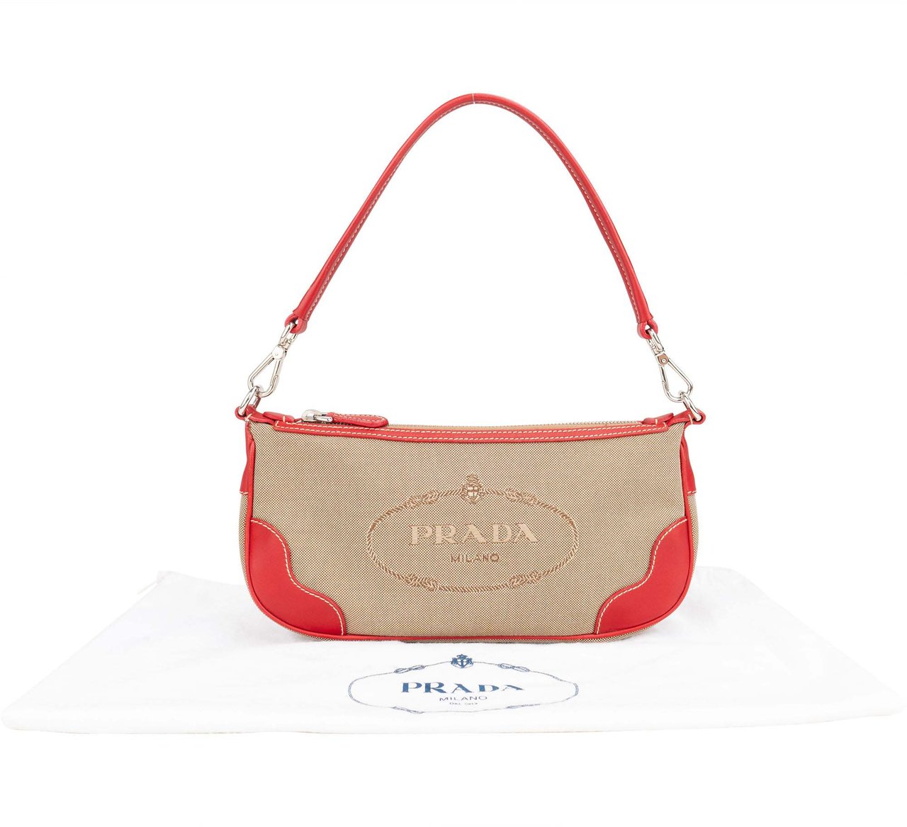 Prada Prada Classic Jacquard Mini Handbag Divers