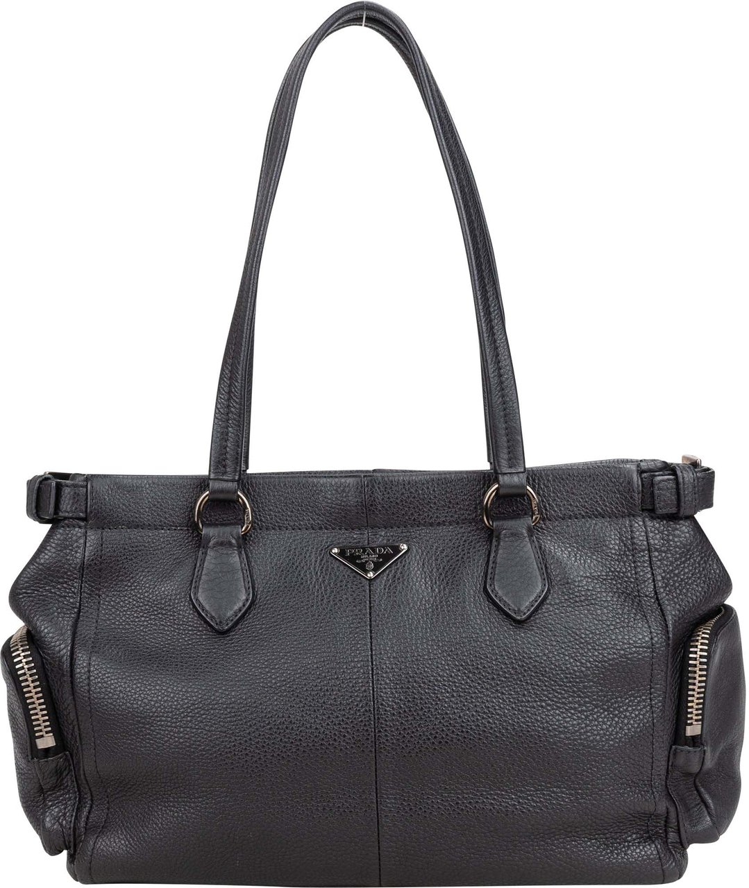 Prada Prada Calf Leather Triangle Shoulder Bag Divers