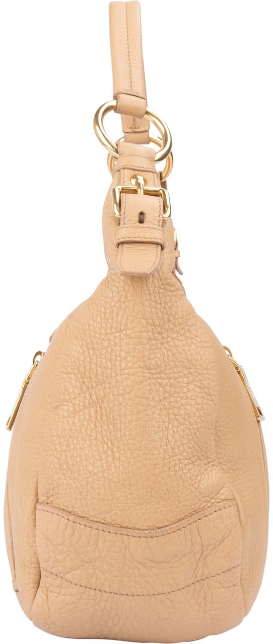 Prada Prada Calf Leather Vitello City Hobo Bag Divers