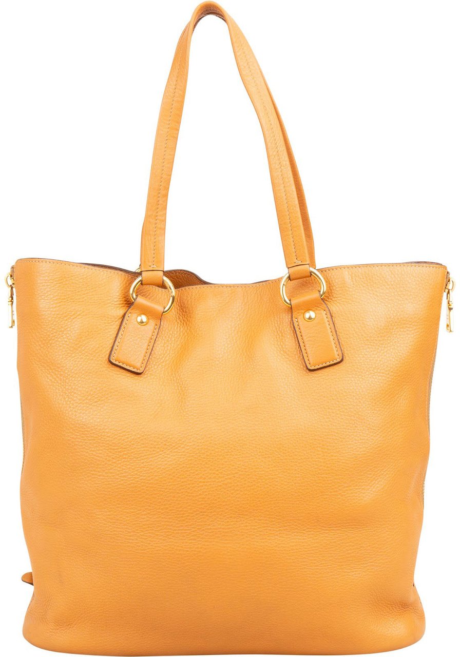 Prada Vitello Daino Shopping Tote Shoulder Bag Divers