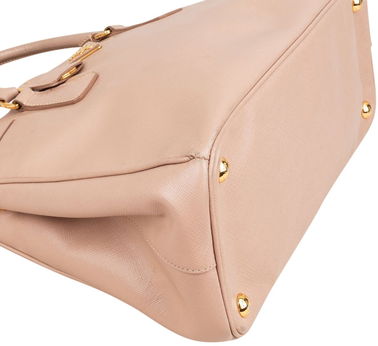 Prada Pink Saffiano Leather Galleria Handbag Rood