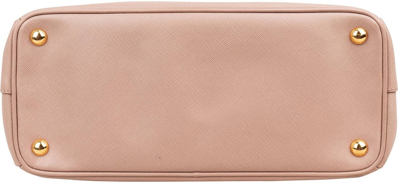 Prada Pink Saffiano Leather Galleria Handbag Rood