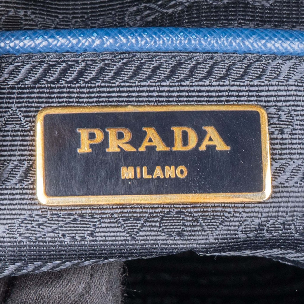 Prada Prada Blue Saffiano Leather Galleria Handbag Divers