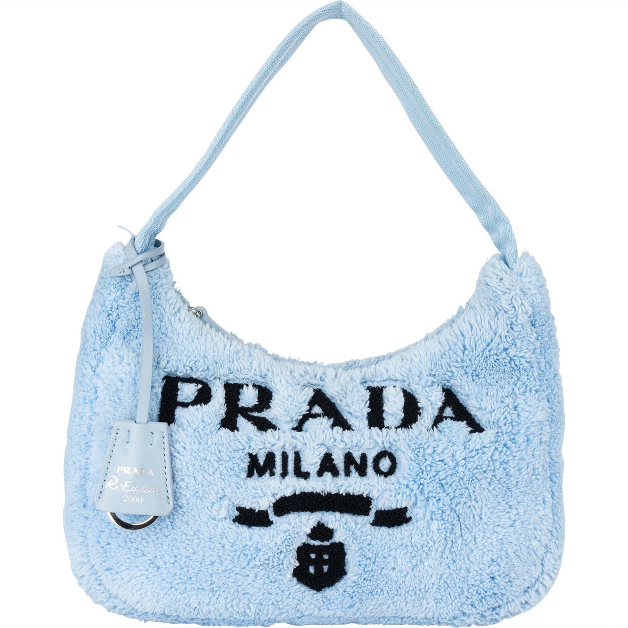 Prada Prada Blue Terry Re-Edition Handbag Divers