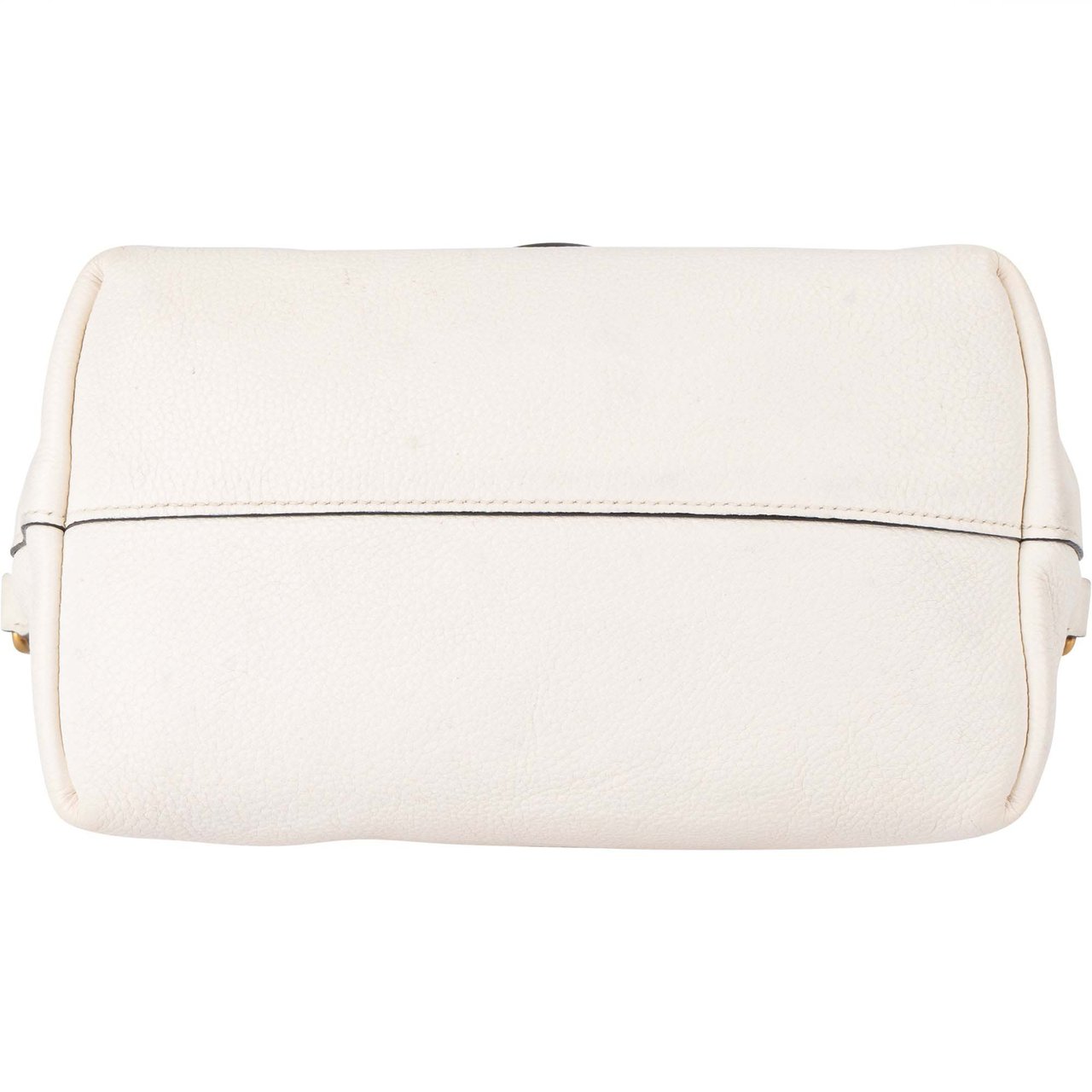 Prada Prada White Leather Vitello Handbag Wit