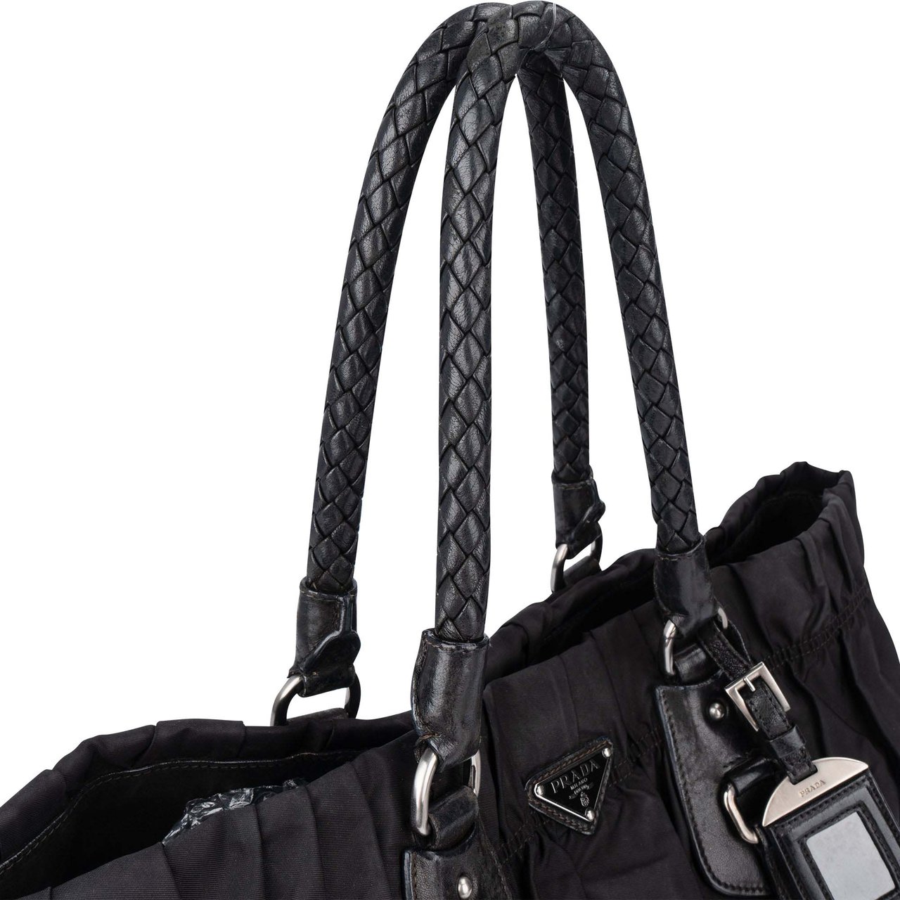 Prada Prada Quilted Nylon Triangle Handbag Divers