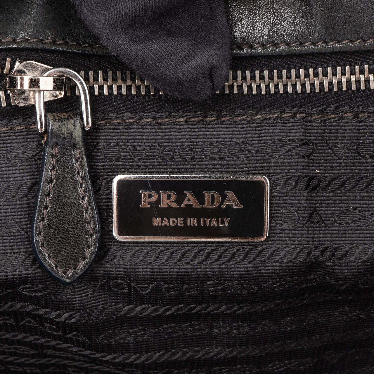 Prada Prada Quilted Nylon Triangle Handbag Divers