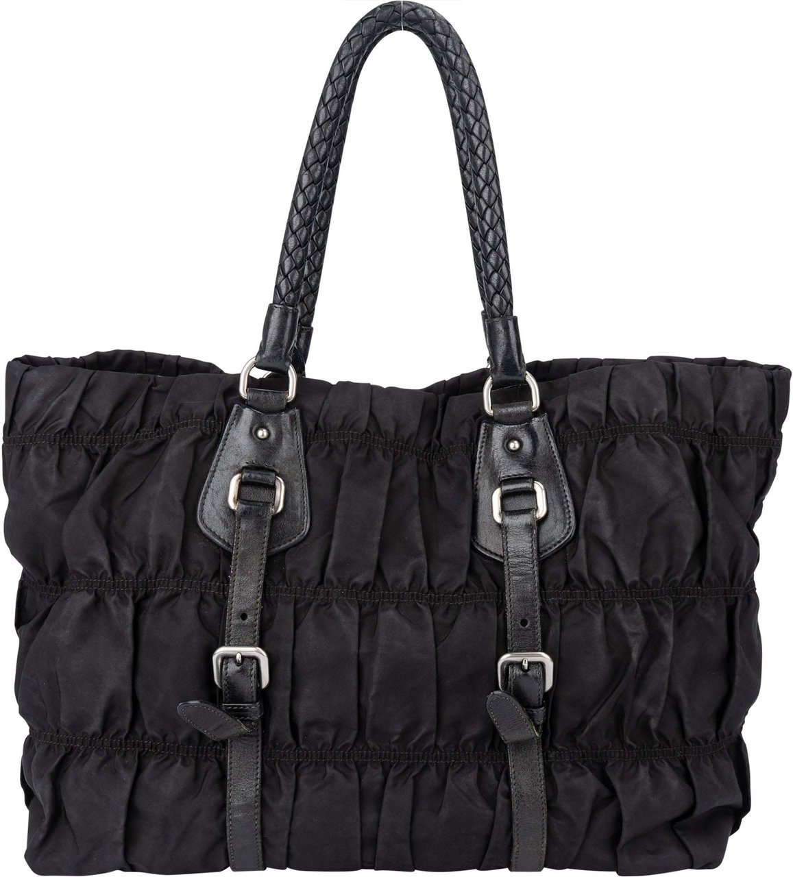Prada Prada Quilted Nylon Triangle Handbag Divers