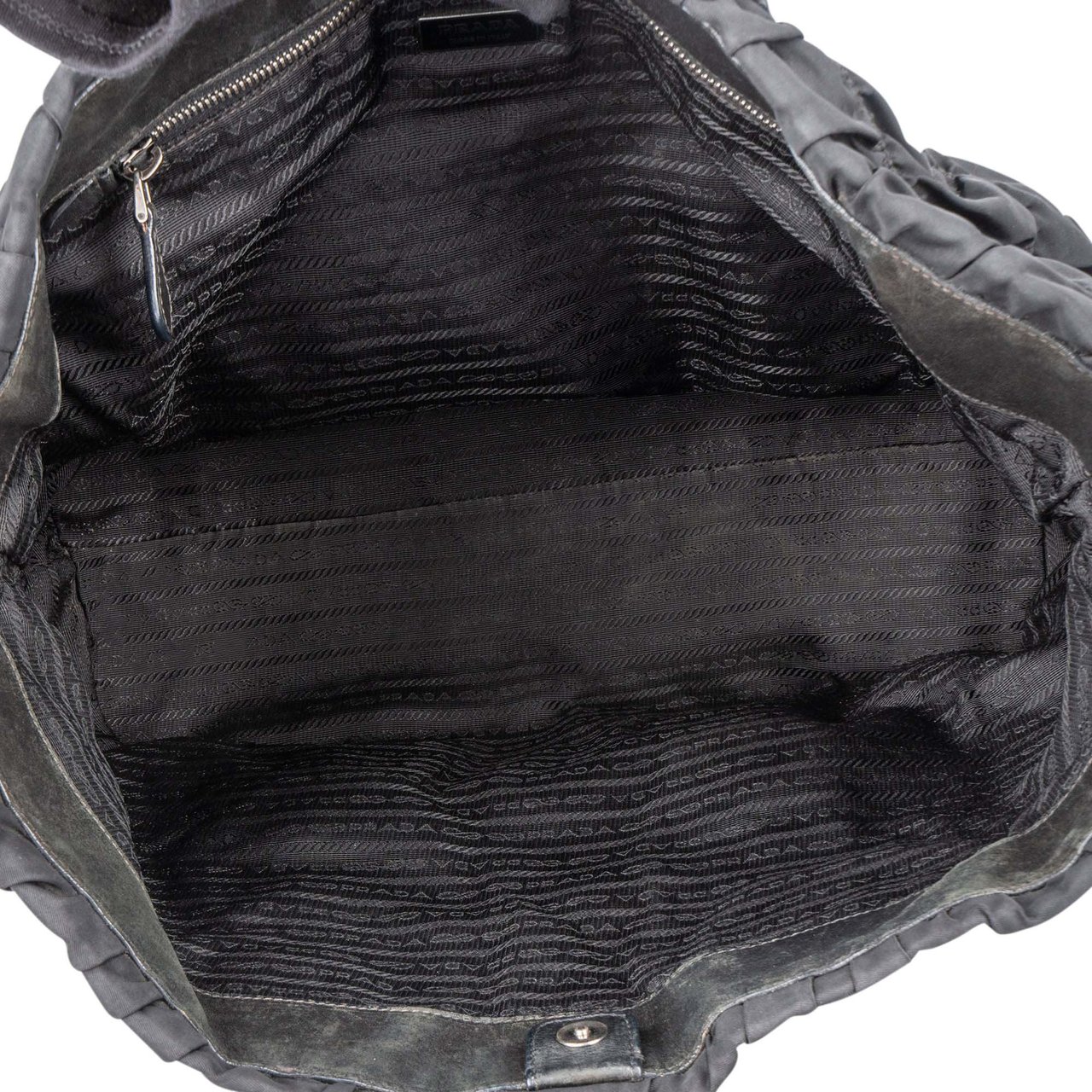 Prada Prada Quilted Nylon Triangle Handbag Divers