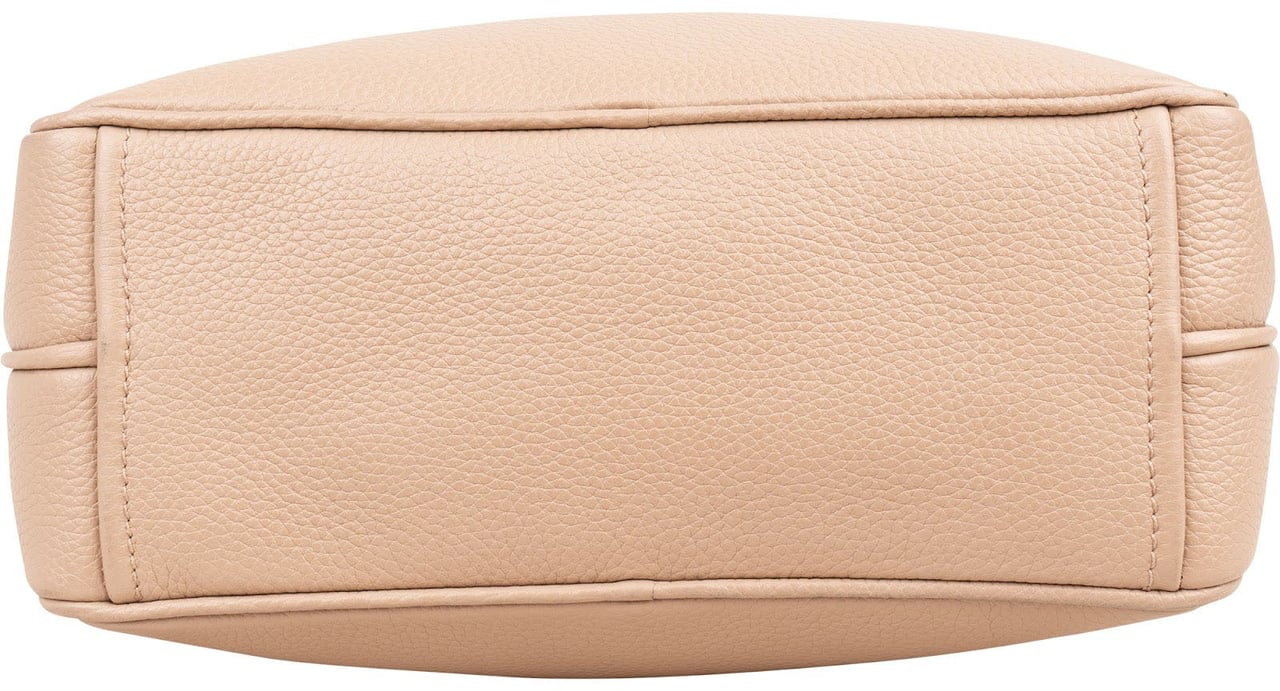 Prada Vitello Daino Leather Camera Crossbody Bag Beige