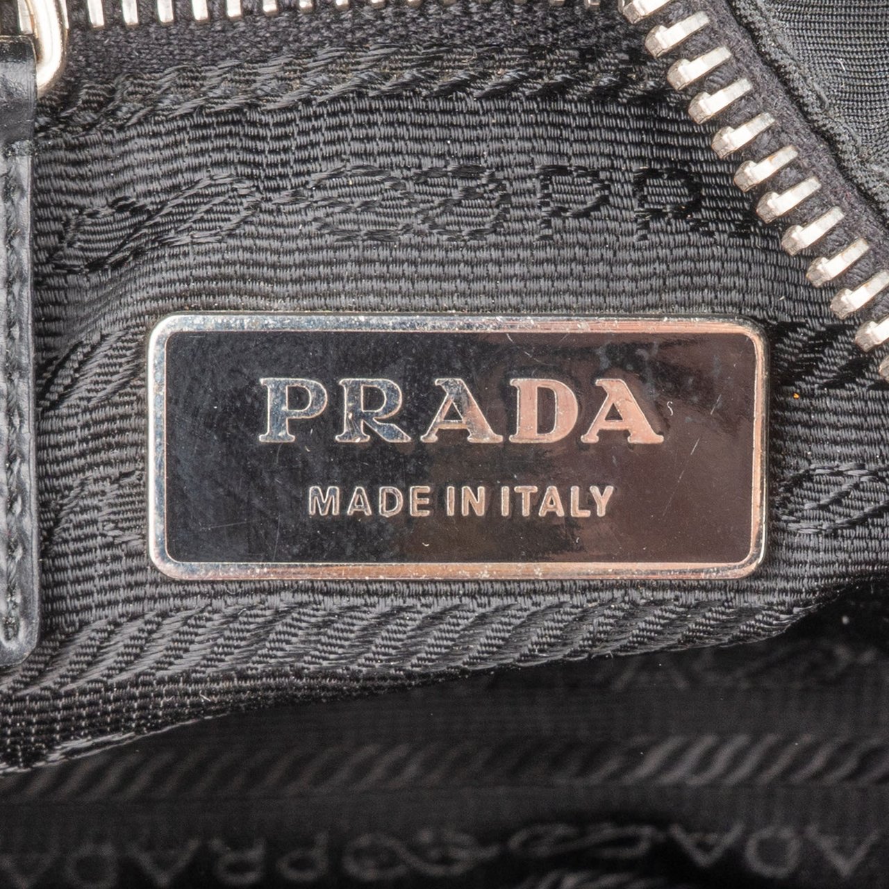 Prada Prada Black Nylon Triangle Handbag Divers