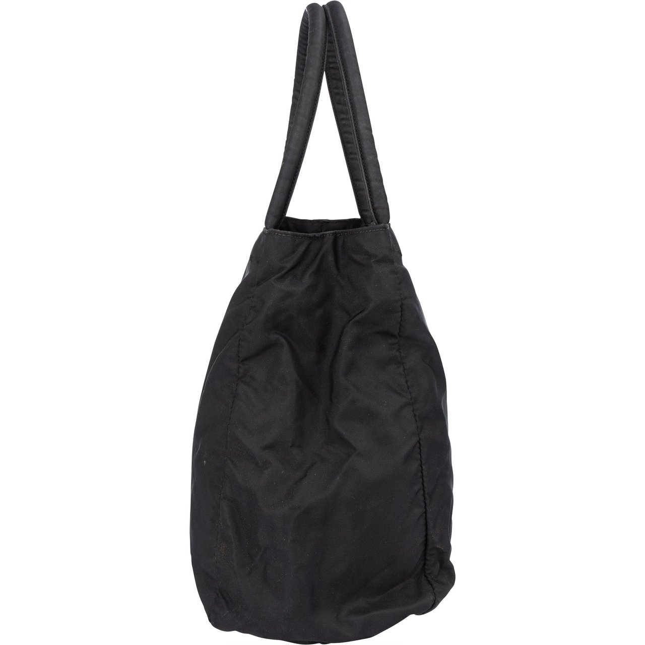 Prada Prada Black Nylon Triangle Handbag Divers