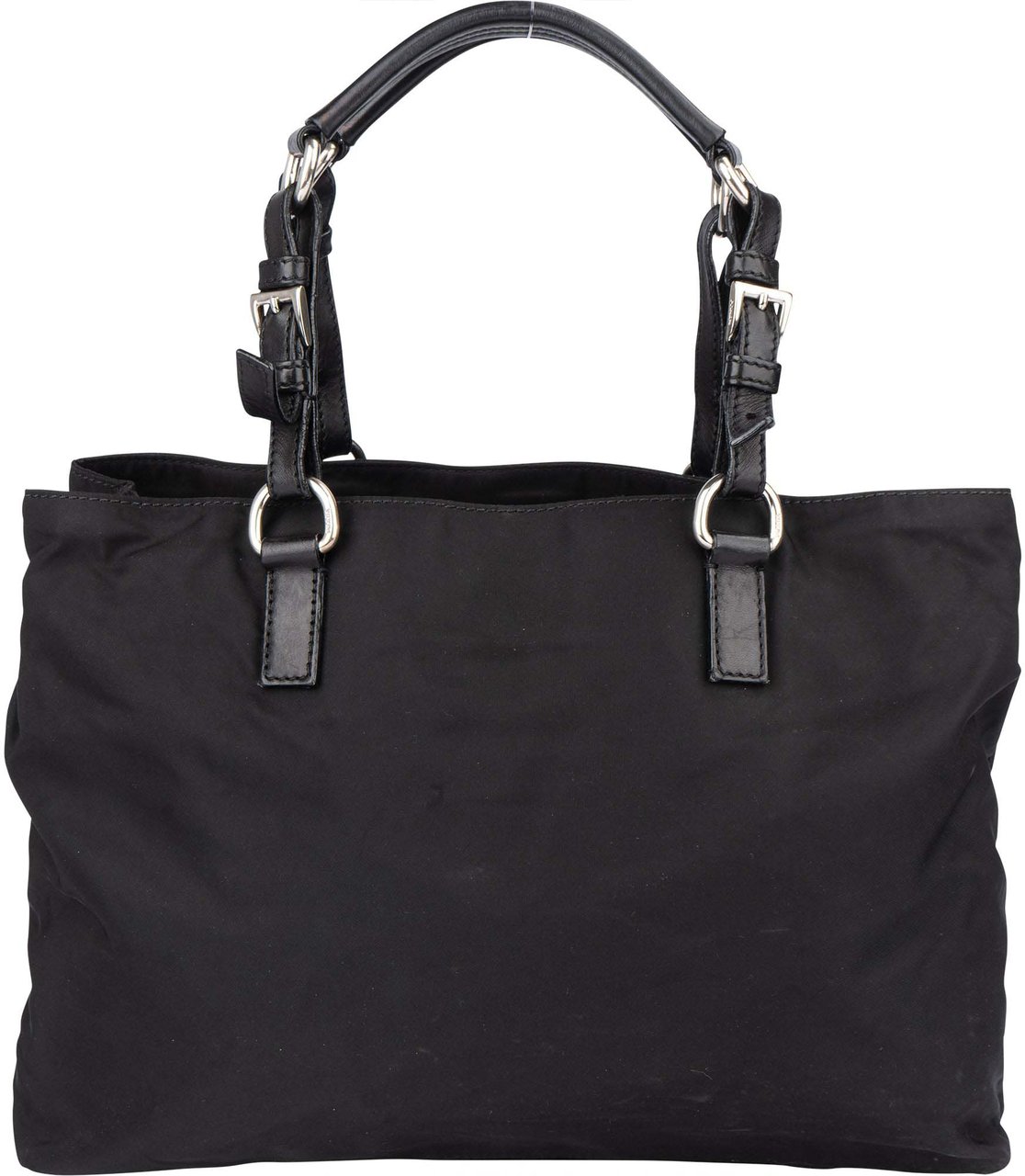 Prada Prada Black Nylon Triangle Handbag Divers