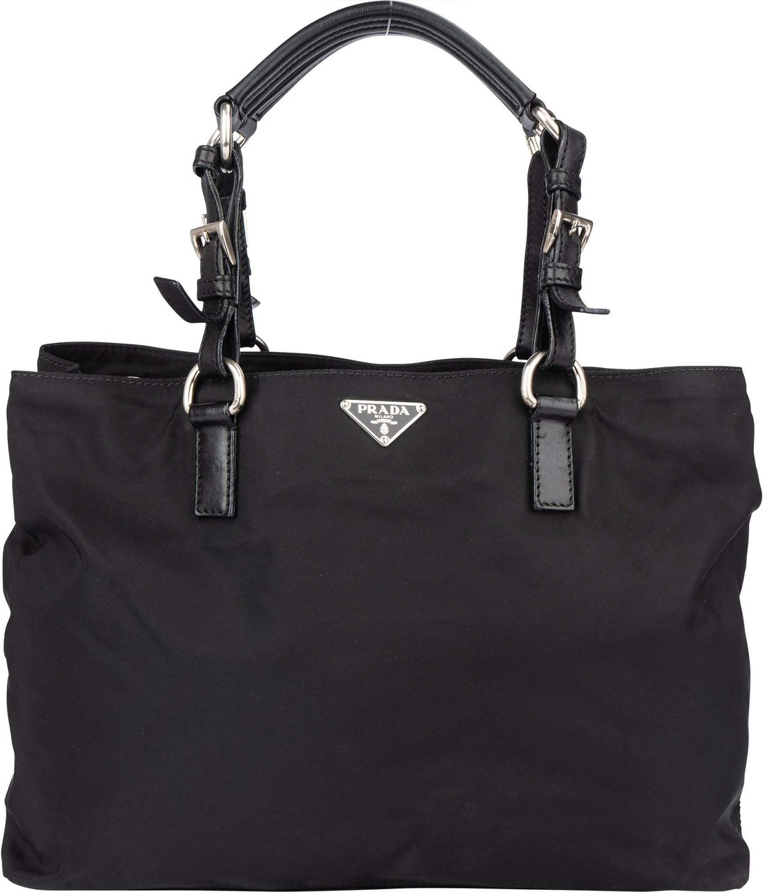 Prada Prada Black Nylon Triangle Handbag Divers