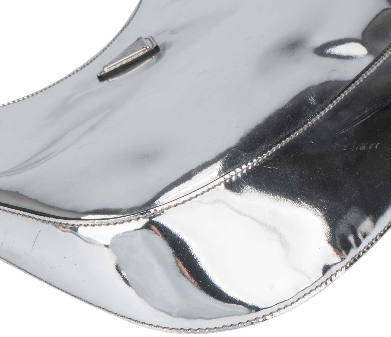 Prada Prada Silver Triangle Cleo Shoulder Bag Divers
